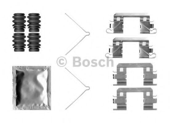 BOSCH 1 987 474 745 Комплектующие, колодки дискового тормоза 