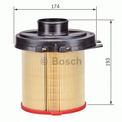 BOSCH 1 457 429 908 Воздушный фильтр для PEUGEOT 205 II (Пежо 205 2) BOSCH 1 457 429 908 Воздушный фильтр для PEUGEOT 205 II (Пежо 205 2)