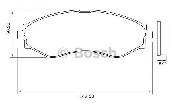 BOSCH 0 986 BB0 221 Тормозные колодки для DAEWOO (Дэу) BOSCH 0 986 BB0 221 Тормозные колодки для DAEWOO (Дэу)