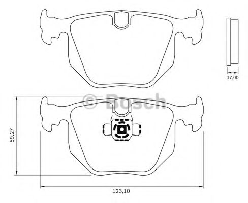 BOSCH 0 986 BB0 840 Тормозные колодки для BMW (Бмв) BOSCH 0 986 BB0 840 Тормозные колодки для BMW (Бмв)