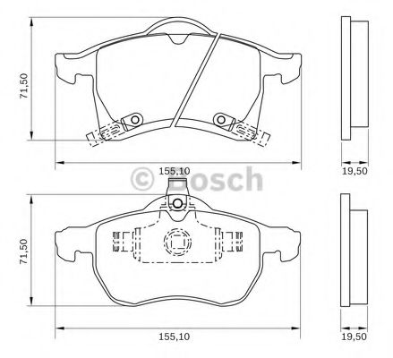BOSCH 0 986 BB0 978 Тормозные колодки для CHEVROLET VECTRA (Шевроле Vэcтра) BOSCH 0 986 BB0 978 Тормозные колодки для CHEVROLET VECTRA (Шевроле Vэcтра)