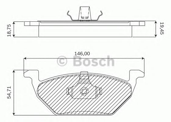 BOSCH F 03B 050 024 Тормозные колодки передний мост для SEAT ALTEA (Сеат Алтэа) BOSCH F 03B 050 024 Тормозные колодки передний мост для SEAT ALTEA (Сеат Алтэа)