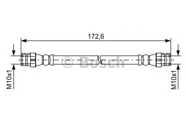 BOSCH 1 987 481 737 Тормозной шланг для VOLKSWAGEN LOAD UP (Фольксваген Лоад уп) BOSCH 1 987 481 737 Тормозной шланг для VOLKSWAGEN LOAD UP (Фольксваген Лоад уп)
