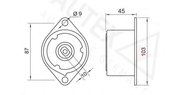 AUTEX 654096 Натяжитель ремня, клиновой зубча для VOLKSWAGEN T4 CARAVELLE (Фольксваген Т4 cараvэллэ) AUTEX 654096 Натяжитель ремня, клиновой зубча для VOLKSWAGEN T4 CARAVELLE (Фольксваген Т4 cараvэллэ)