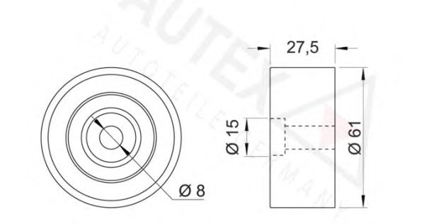 AUTEX 654212 Паразитный Ведущий ролик, зубчатый ремень для OPEL ASTRA H HATCH (Опель Астра н хэтчбек) AUTEX 654212 Паразитный Ведущий ролик, зубчатый ремень для OPEL ASTRA H HATCH (Опель Астра н хэтчбек)