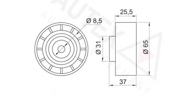 AUTEX 654093 Паразитный ведущий ролик, поликлиновой ремень для CITROËN JUMPER (CитроËн Жумпэр) AUTEX 654093 Паразитный ведущий ролик, поликлиновой ремень для CITROËN JUMPER (CитроËн Жумпэр)