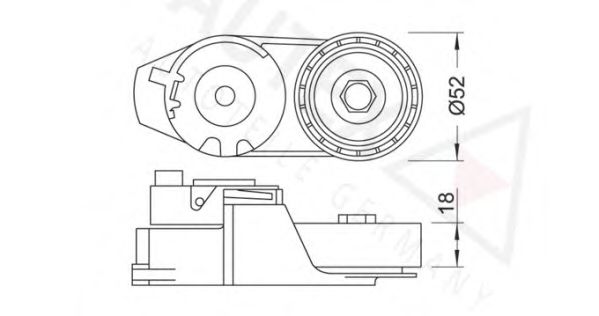 AUTEX 654274 Натяжитель ремня, клиновой зубча для JAGUAR X-TYPE (Ягуар X-тъпэ) AUTEX 654274 Натяжитель ремня, клиновой зубча для JAGUAR X-TYPE (Ягуар X-тъпэ)