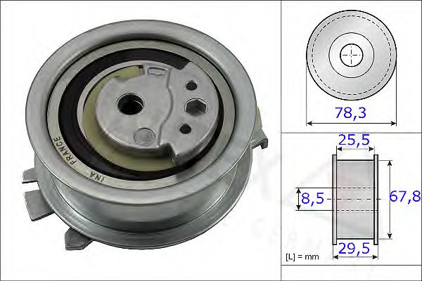 AUTEX 654760 Натяжной ролик, ремень ГРМ для VOLKSWAGEN (Фольксваген) AUTEX 654760 Натяжной ролик, ремень ГРМ для VOLKSWAGEN (Фольксваген)