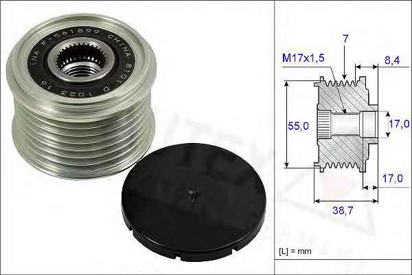 AUTEX 654853 Механизм свободного хода генератора для NISSAN NV350 URVAN / CARAVAN (Ниссан Нv350 урvан / караван) AUTEX 654853 Механизм свободного хода генератора для NISSAN NV350 URVAN / CARAVAN (Ниссан Нv350 урvан / караван)