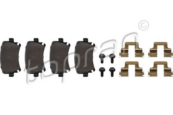 TOPRAN 110 738 Тормозные колодки для AUDI TT (Ауди Тт) TOPRAN 110 738 Тормозные колодки для AUDI TT (Ауди Тт)