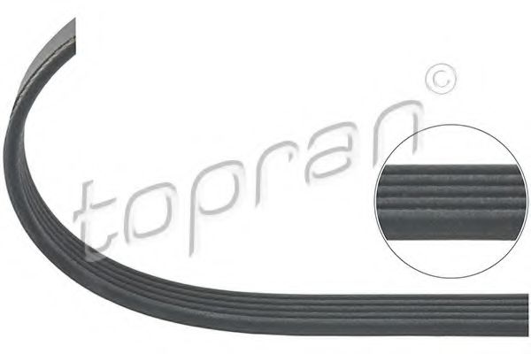 TOPRAN 500 676 Поликлиновой ремень для BMW (Бмв) TOPRAN 500 676 Поликлиновой ремень для BMW (Бмв)