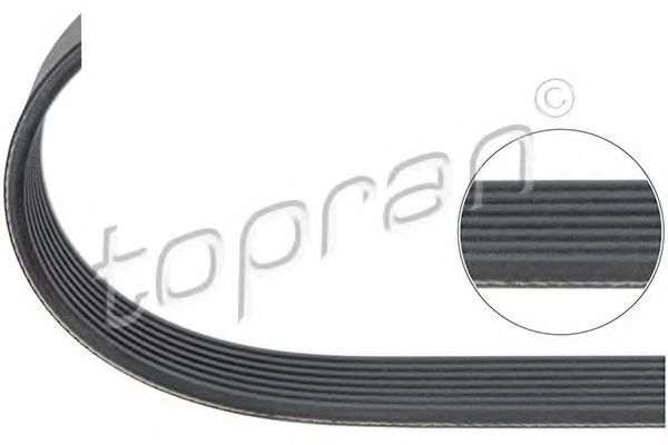 TOPRAN 500 688 Поликлиновой ремень для BMW (Бмв) TOPRAN 500 688 Поликлиновой ремень для BMW (Бмв)