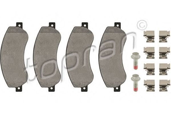 TOPRAN 113 812 Тормозные колодки для VOLKSWAGEN AMAROK (Фольксваген Амарок) TOPRAN 113 812 Тормозные колодки для VOLKSWAGEN AMAROK (Фольксваген Амарок)