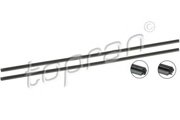 TOPRAN 115 284 Резинка стеклоочистителя для AUDI 80 (Ауди 80) TOPRAN 115 284 Резинка стеклоочистителя для AUDI 80 (Ауди 80)