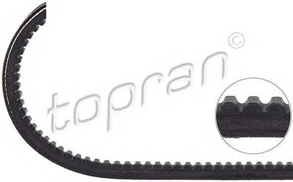 TOPRAN 101 013 Клиновой ремень для VOLKSWAGEN JETTA (Фольксваген Жэтта) TOPRAN 101 013 Клиновой ремень для VOLKSWAGEN JETTA (Фольксваген Жэтта)