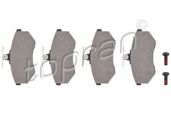 TOPRAN 104 418 Тормозные колодки для AUDI 90 (Ауди 90) TOPRAN 104 418 Тормозные колодки для AUDI 90 (Ауди 90)