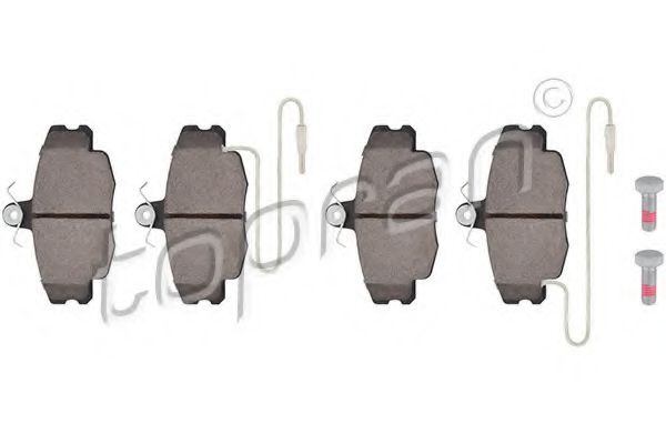 TOPRAN 720 249 Тормозные колодки для DACIA SANDERO (Дача Сандэро) TOPRAN 720 249 Тормозные колодки для DACIA SANDERO (Дача Сандэро)