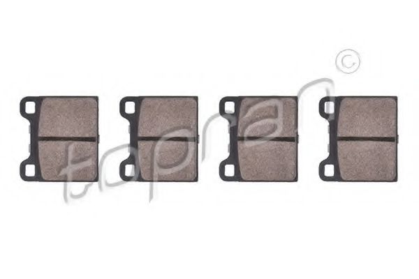 TOPRAN 107 560 Тормозные колодки для VOLKSWAGEN JETTA (Фольксваген Жэтта) TOPRAN 107 560 Тормозные колодки для VOLKSWAGEN JETTA (Фольксваген Жэтта)