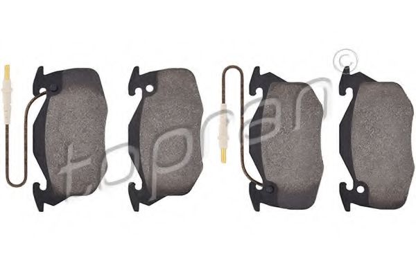 TOPRAN 720 753 Тормозные колодки для PEUGEOT 106 II (Пежо 106 2)