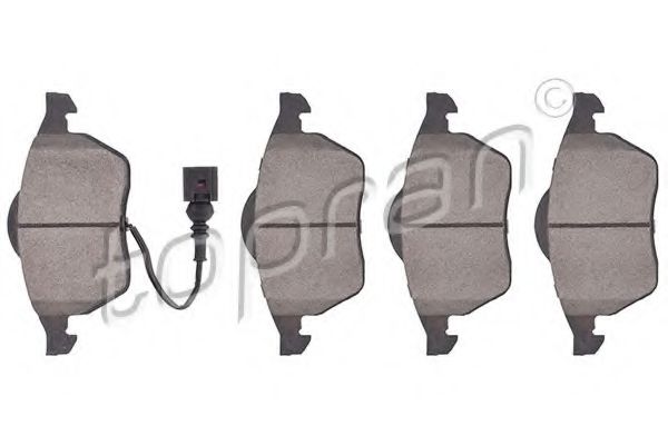 TOPRAN 109 469 Тормозные колодки для VOLKSWAGEN (Фольксваген) TOPRAN 109 469 Тормозные колодки для VOLKSWAGEN (Фольксваген)