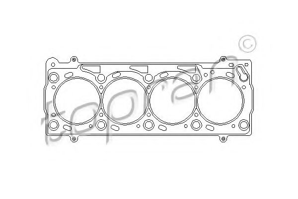 TOPRAN 110 334 Прокладка, головка цилиндра 