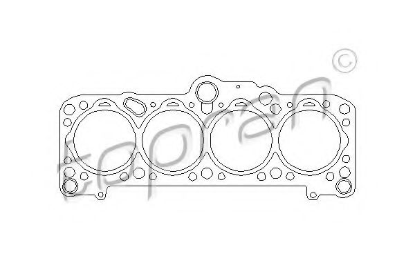 TOPRAN 101 413 Прокладка, головка цилиндра 