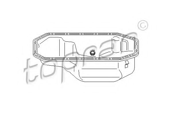 TOPRAN 100 547 Масляный поддон для VOLKSWAGEN JETTA II (Фольксваген Жэтта 2) TOPRAN 100 547 Масляный поддон для VOLKSWAGEN JETTA II (Фольксваген Жэтта 2)