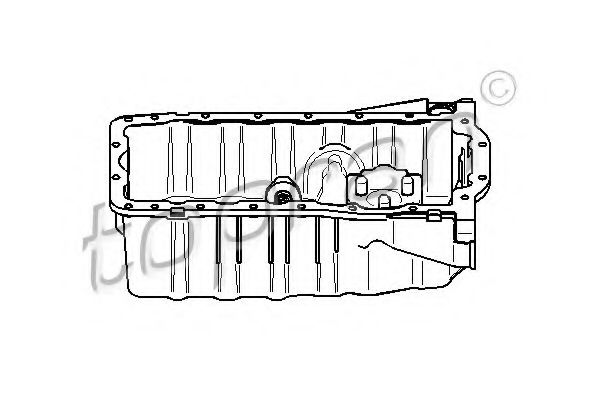 TOPRAN 110 913 Масляный поддон 
