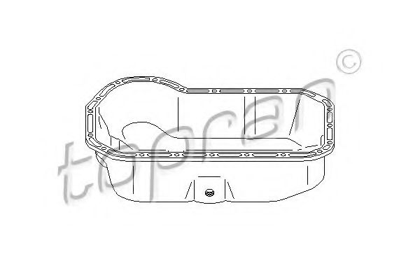 TOPRAN 100 832 Масляный поддон для VOLKSWAGEN JETTA II (Фольксваген Жэтта 2) TOPRAN 100 832 Масляный поддон для VOLKSWAGEN JETTA II (Фольксваген Жэтта 2)
