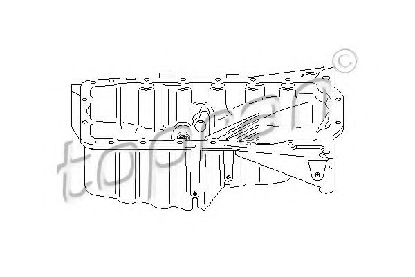 TOPRAN 112 339 Масляный поддон 