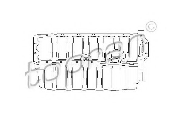 TOPRAN 112 342 Масляный поддон 