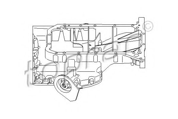 TOPRAN 112 340 Масляный поддон 