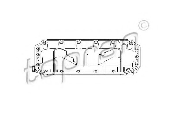 TOPRAN 112 338 Масляный поддон для AUDI 90 (Ауди 90) TOPRAN 112 338 Масляный поддон для AUDI 90 (Ауди 90)