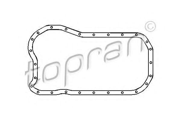 TOPRAN 100 098 Прокладка, масляный поддон 