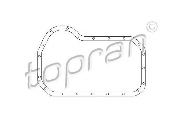 TOPRAN 100 293 Прокладка, масляный поддон для AUDI 80 (Ауди 80) TOPRAN 100 293 Прокладка, масляный поддон для AUDI 80 (Ауди 80)
