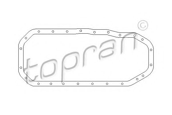 TOPRAN 101 029 Прокладка, масляный поддон 