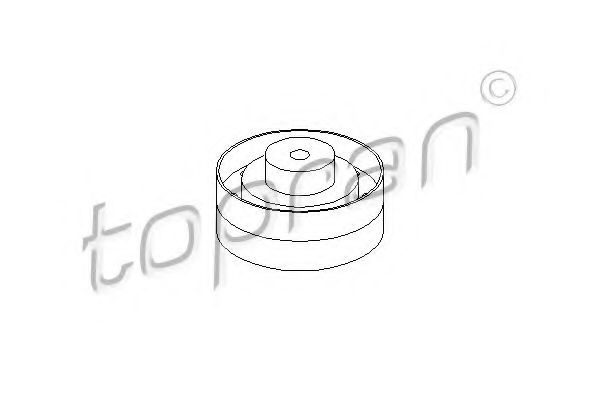 TOPRAN 101 514 Паразитный Ведущий ролик, зубчатый ремень для VOLKSWAGEN T4 MULTIVAN (Фольксваген Т4 мултиvан) TOPRAN 101 514 Паразитный Ведущий ролик, зубчатый ремень для VOLKSWAGEN T4 MULTIVAN (Фольксваген Т4 мултиvан)