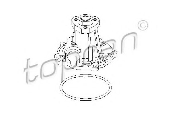 TOPRAN 100 314 Водяной насос для AUDI A4 (Ауди А4) TOPRAN 100 314 Водяной насос для AUDI A4 (Ауди А4)
