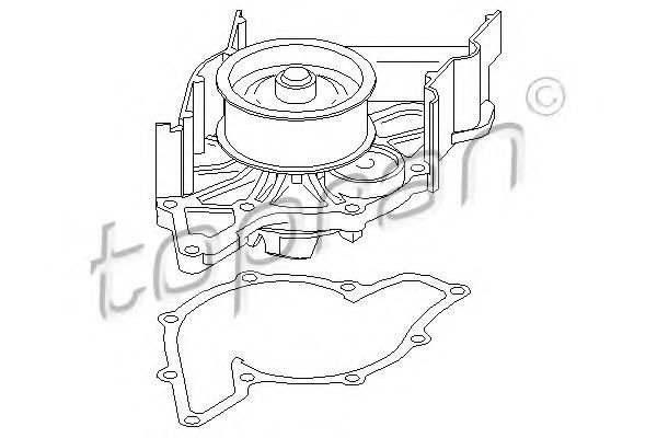 TOPRAN 101 600 Водяной насос для AUDI A6 (Ауди А6) TOPRAN 101 600 Водяной насос для AUDI A6 (Ауди А6)