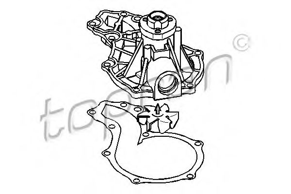 TOPRAN 100 211 Водяной насос для FORD GALAXY (Форд Галакси) TOPRAN 100 211 Водяной насос для FORD GALAXY (Форд Галакси)