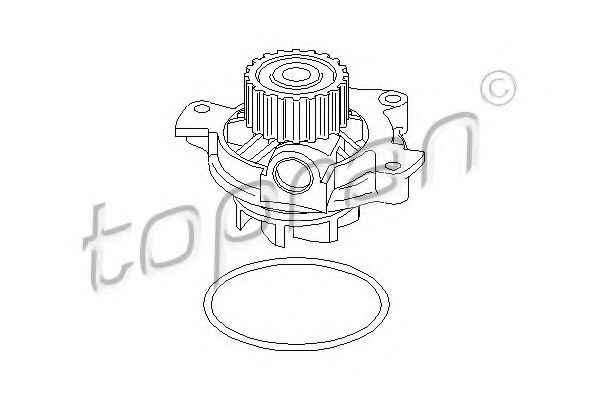 TOPRAN 101 575 Водяной насос для VOLKSWAGEN T4 MULTIVAN (Фольксваген Т4 мултиvан) TOPRAN 101 575 Водяной насос для VOLKSWAGEN T4 MULTIVAN (Фольксваген Т4 мултиvан)