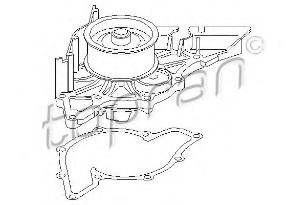 TOPRAN 107 817 Водяной насос для AUDI A6 (Ауди А6) TOPRAN 107 817 Водяной насос для AUDI A6 (Ауди А6)