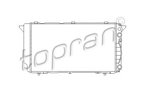 TOPRAN 112 295 Радиатор, охлаждение двигателя для AUDI 90 (Ауди 90) TOPRAN 112 295 Радиатор, охлаждение двигателя для AUDI 90 (Ауди 90)