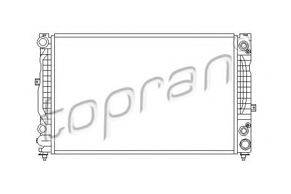 TOPRAN 112 294 Радиатор, охлаждение двигателя для VOLKSWAGEN (Фольксваген) TOPRAN 112 294 Радиатор, охлаждение двигателя для VOLKSWAGEN (Фольксваген)