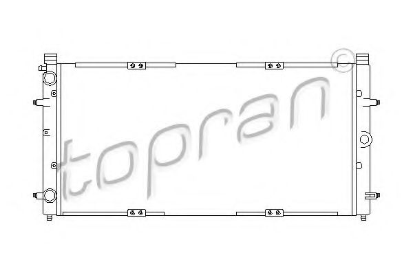 TOPRAN 105 746 Радиатор, охлаждение двигателя для VOLKSWAGEN T4 MULTIVAN (Фольксваген Т4 мултиvан) TOPRAN 105 746 Радиатор, охлаждение двигателя для VOLKSWAGEN T4 MULTIVAN (Фольксваген Т4 мултиvан)