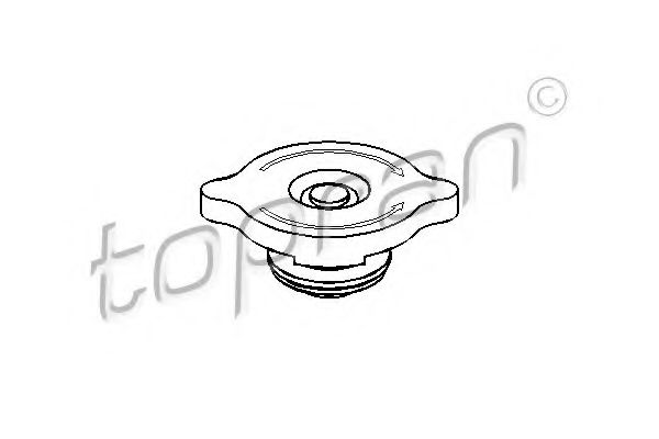 TOPRAN 103 385 Крышка, резервуар охлаждающей жидкости для AUDI FOX (Ауди Фоx) TOPRAN 103 385 Крышка, резервуар охлаждающей жидкости для AUDI FOX (Ауди Фоx)