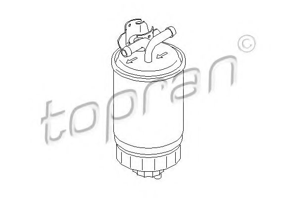 TOPRAN 102 732 Топливный фильтр для FORD GALAXY (Форд Галакси) TOPRAN 102 732 Топливный фильтр для FORD GALAXY (Форд Галакси)
