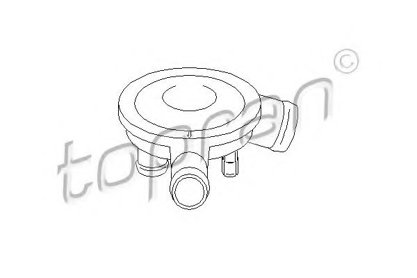 TOPRAN 111 562 Клапан, отвода воздуха из картера для AUDI 80 (Ауди 80) TOPRAN 111 562 Клапан, отвода воздуха из картера для AUDI 80 (Ауди 80)
