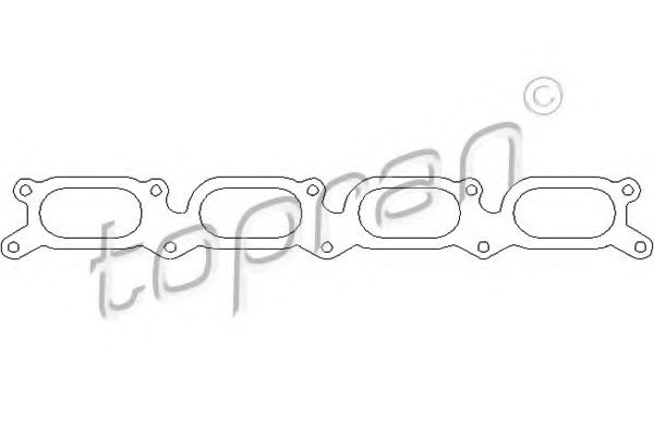 TOPRAN 108 240 Прокладка, впускной коллектор для AUDI A4 (Ауди А4) TOPRAN 108 240 Прокладка, впускной коллектор для AUDI A4 (Ауди А4)
