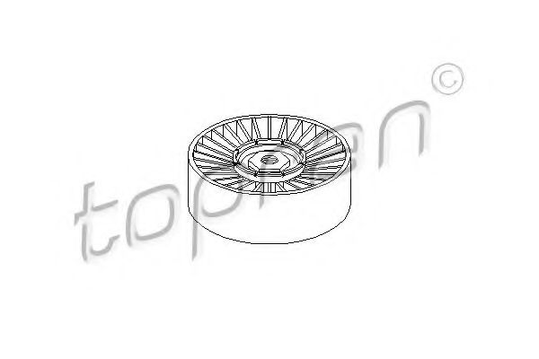 TOPRAN 100 327 Паразитный ведущий ролик, поликлиновой ремень для VOLKSWAGEN T4 MULTIVAN (Фольксваген Т4 мултиvан) TOPRAN 100 327 Паразитный ведущий ролик, поликлиновой ремень для VOLKSWAGEN T4 MULTIVAN (Фольксваген Т4 мултиvан)